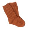 Brown Baby Socks cotton.