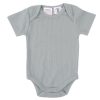 Personalised Sage Green Baby Romper unisex gift.