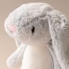 A close up of the head of the Personalised Bunny.